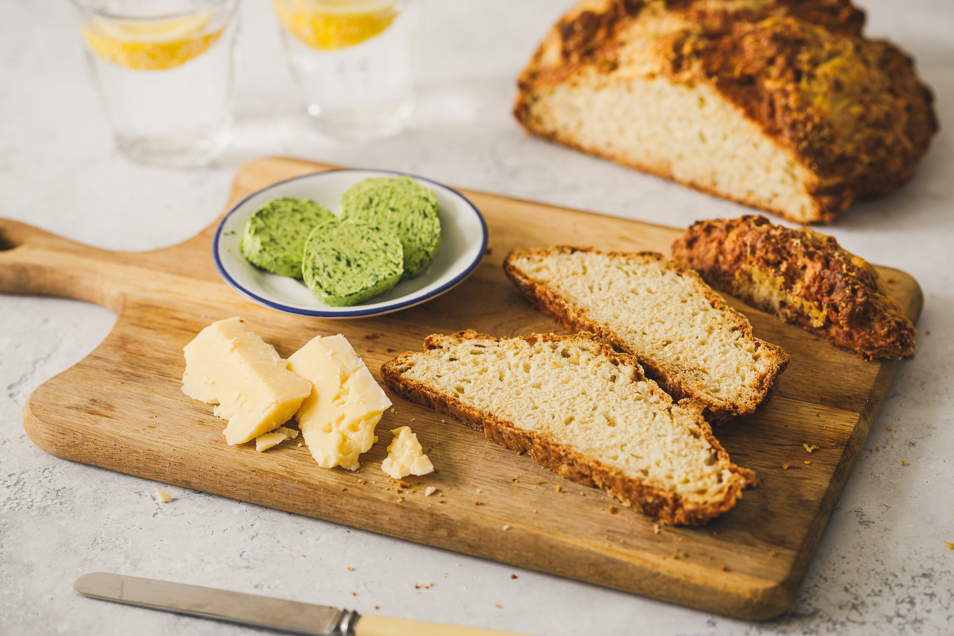 Cave Aged Cheddar Cheesy Soda Bread