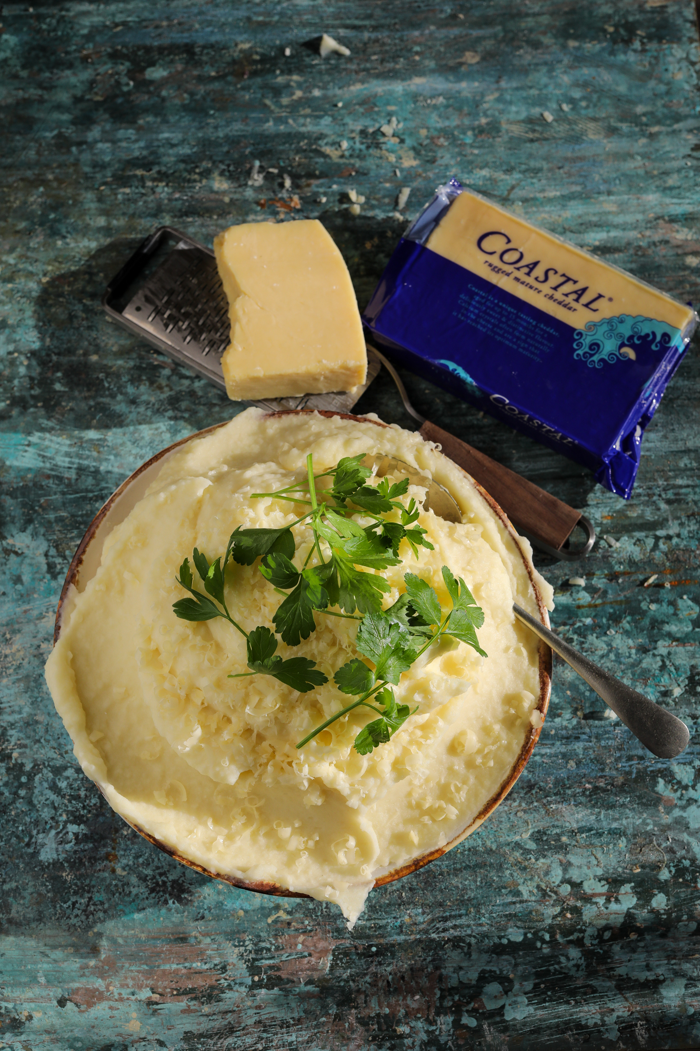 Cheesy Coastal Mashed Potato