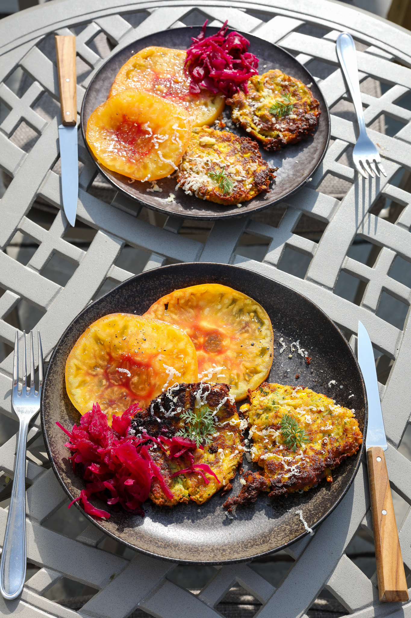 1833, Sweetcorn, Carrot & Courgette Fritters