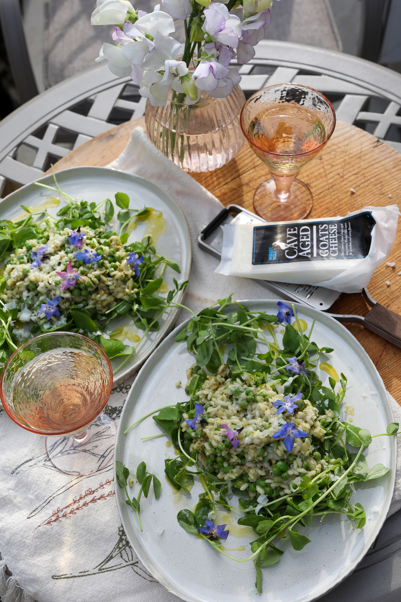 Cave Aged Goats Cheese & Rea Risotto