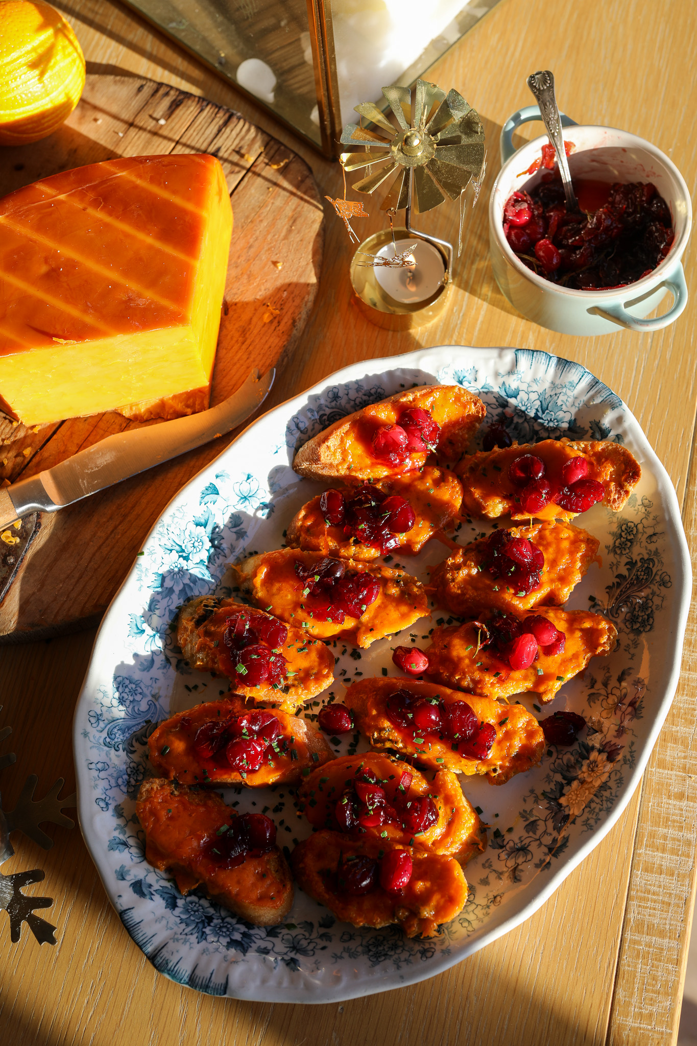 Dorset Red & Boozy Cranberry Crostini